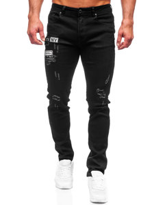 Férfi slim fit farmernadrág fekete színben Bolf E7838