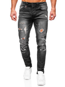 Férfi slim fit farmernadrág fekete színben Bolf MP0086N