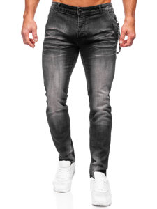 Férfi slim fit farmernadrág fekete színben Bolf MP0091N