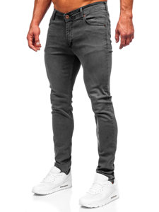 Férfi slim fit farmernadrág grafit színben Bolf 6220