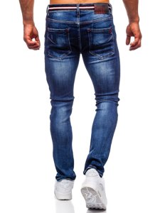 Férfi slim fit farmernadrág gránátkék színben Bolf 80033W0