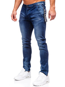 Férfi slim fit farmernadrág gránátkék színben Bolf MP0091BS