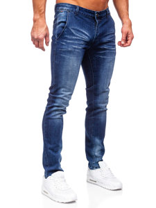 Férfi slim fit farmernadrág gránátkék színben Bolf MP0091BS