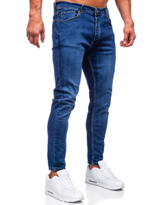 Férfi slim fit farmernadrág gránátkék színben Bolf R921