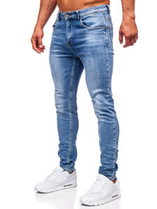 Férfi slim fit farmernadrág kék színben Bolf KA6896S