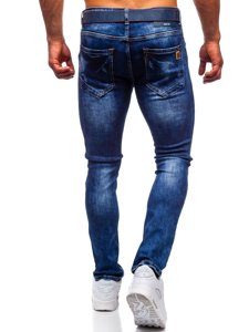 Férfi slim fit farmernadrág övvel gránátkék színben Bolf 80034W0