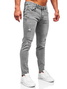 Férfi slim fit farmernadrág szürke színben Bolf KX759-C