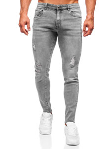 Férfi slim fit farmernadrág szürke színben Bolf KX759-C