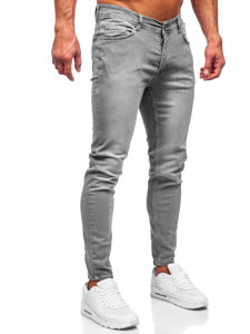 Férfi slim fit farmernadrág szürke színben Bolf R920