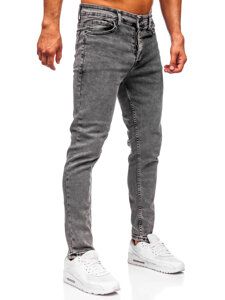 Grafitszürke férfi slim fit farmer Bolf 6506