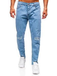 Kék férfi farmernadrág slim fit Bolf 6580