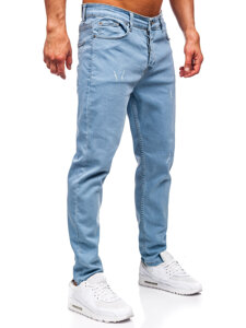 Kék férfi slim fit farmer Bolf 6446