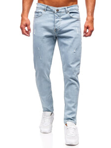 Kék férfi slim fit farmer Bolf 6561