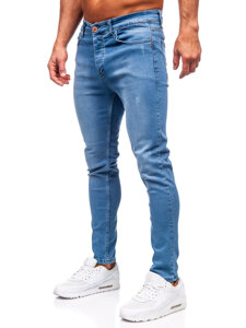 Kék férfi slim fit farmernadrág Bolf 6177