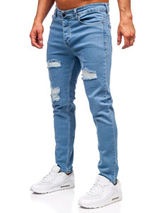 Kék férfi slim fit farmernadrág Bolf 6475