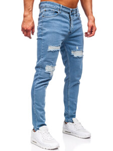 Kék férfi slim fit farmernadrág Bolf 6475