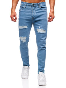 Kék férfi slim fit farmernadrág Bolf 6475