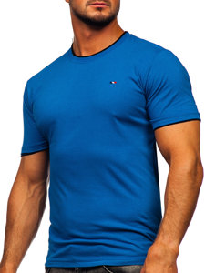 Kék férfi t-shirt Bolf 14316