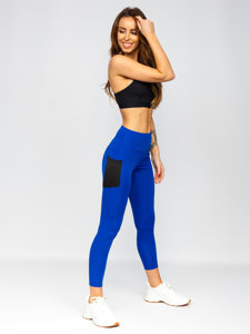 Kék női leggings nadrág Bolf XL009