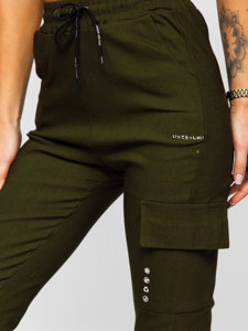 Khaki női jogger cargo nadrág Bolf AF5120ND