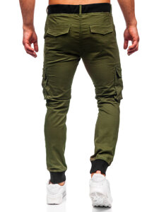 Khaki színű férfi jogger oldalzsebes nadrág Bolf MP0208MV