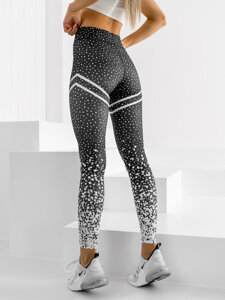 Női leggings fekete színben Bolf 0933