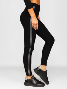 Női leggings fekete színben Bolf W7052