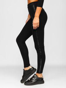 Női leggings fekete színben Bolf W7101