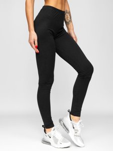 Női leggings fekete színben Bolf YW01050