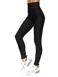 Női leggings fekete színben Bolf YW88024