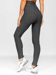 Női leggings grafit színben Bolf YW88024