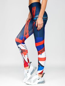 Női leggings gránátkék színben Bolf 20935