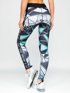 Női leggings mentazöld színben Bolf 20432