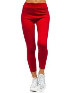 Női leggings piros színben Bolf YW01002