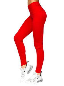 Női leggings piros színben Bolf YW01044