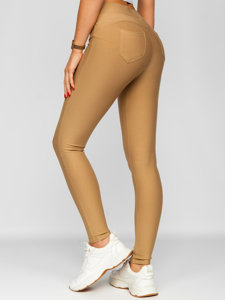 Női push up leggings barna színben Bolf J50718