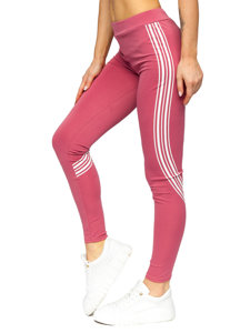 Sötét rózsaszín színű női leggings Bolf W7155