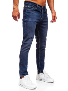 Sötétkék férfi farmer nadrág slim fit Bolf 6479