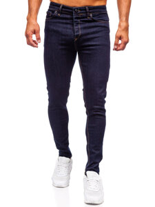 Sötétkék férfi farmernadrág skinny fit Bolf 5308