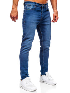 Sötétkék férfi farmernadrág slim fit Bolf 6591