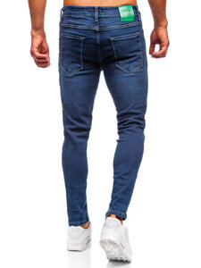 Sötétkék férfi farmernadrág slim fit Bolf 6596