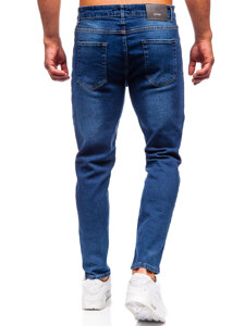 Sötétkék férfi slim fit farmer Bolf 6558