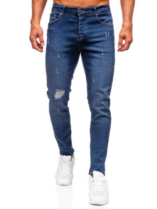 Sötétkék férfi slim fit farmer Bolf 6566-1