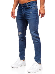 Sötétkék férfi slim fit farmer Bolf 6566-1