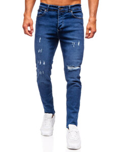 Sötétkék férfi slim fit farmer Bolf 6566-2