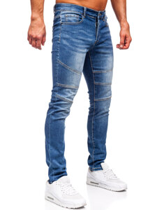 Sötétkék férfi slim fit farmer Bolf MP0082BS