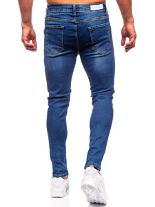 Sötétkék férfi slim fit farmernadrág Bolf 6264