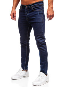 Sötétkék férfi slim fit farmernadrág Bolf 6785