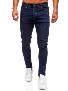 Sötétkék férfi slim fit farmernadrág Bolf 6785