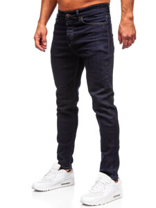 Sötétkék slim fit férfi farmer Bolf 5380